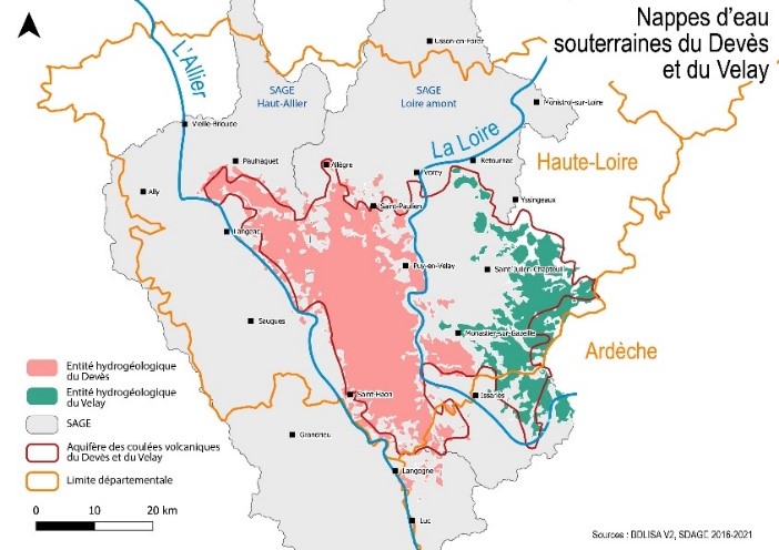 Synthese Des Donnees Acquises Sur Les Eaux Du Deves Sage Haut Allier